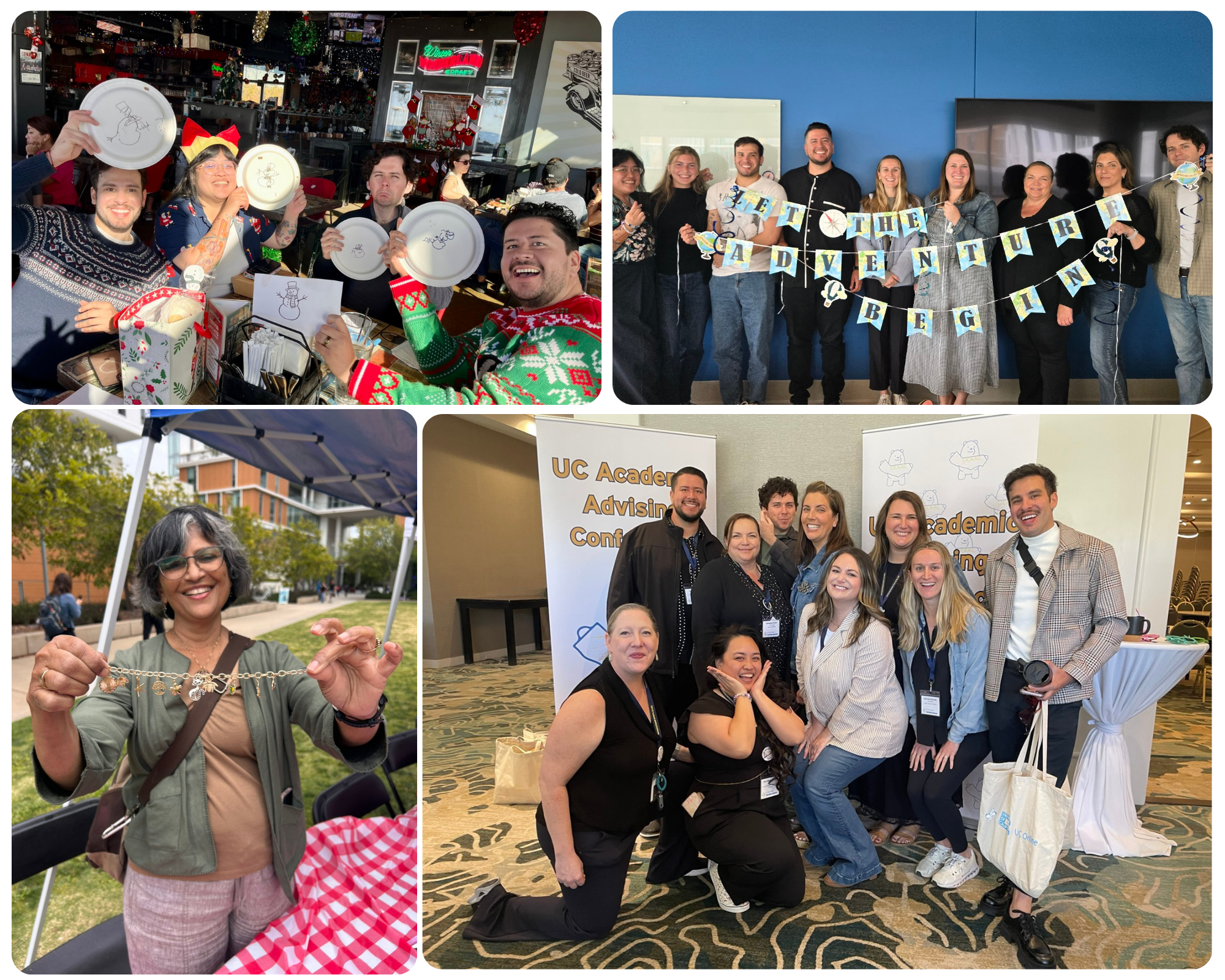 sixth advising photo collage